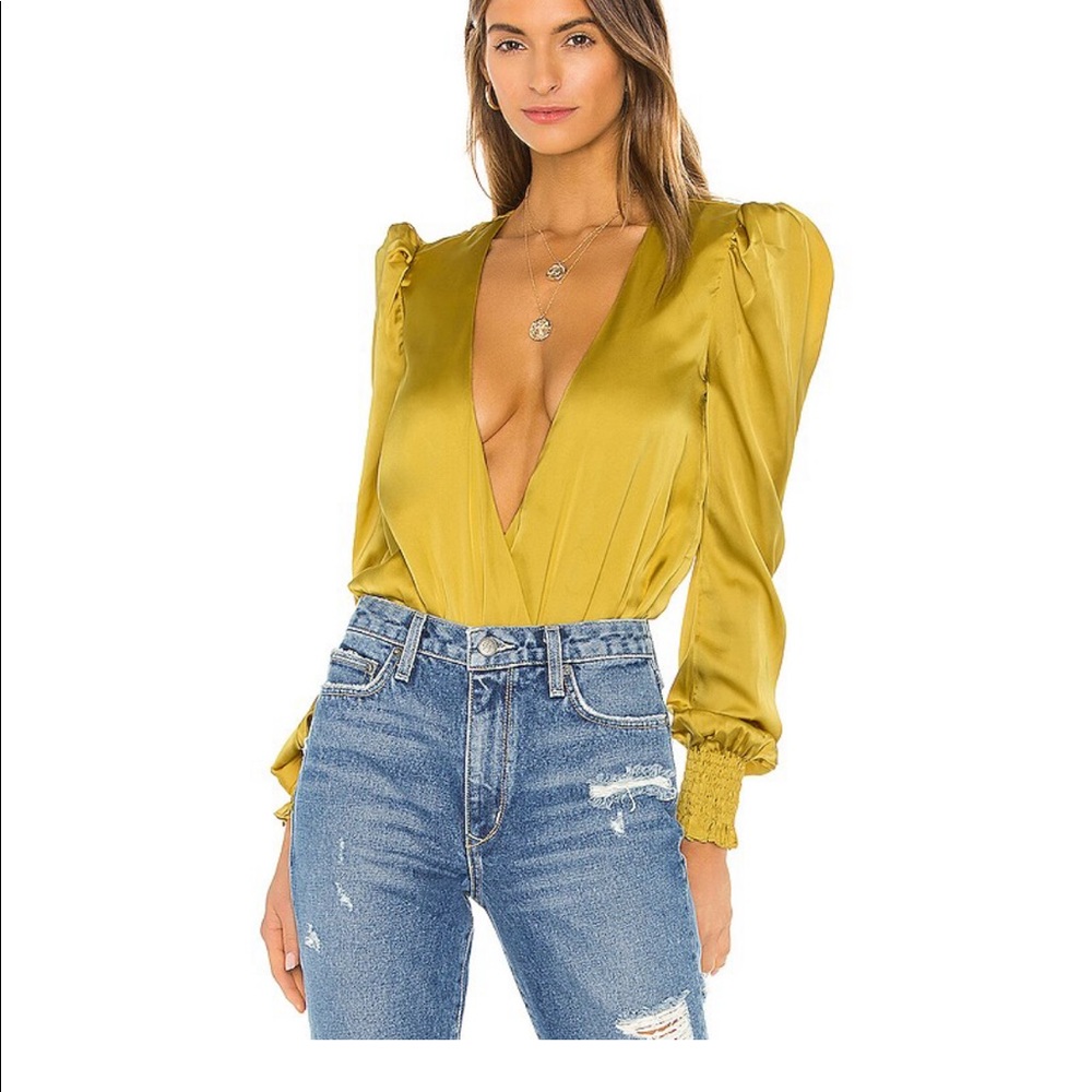 Royale Bodysuit in Yellow